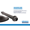 Us Weight Statesman Stanchion Cart Kit, Sentry QS U2509SEQ12